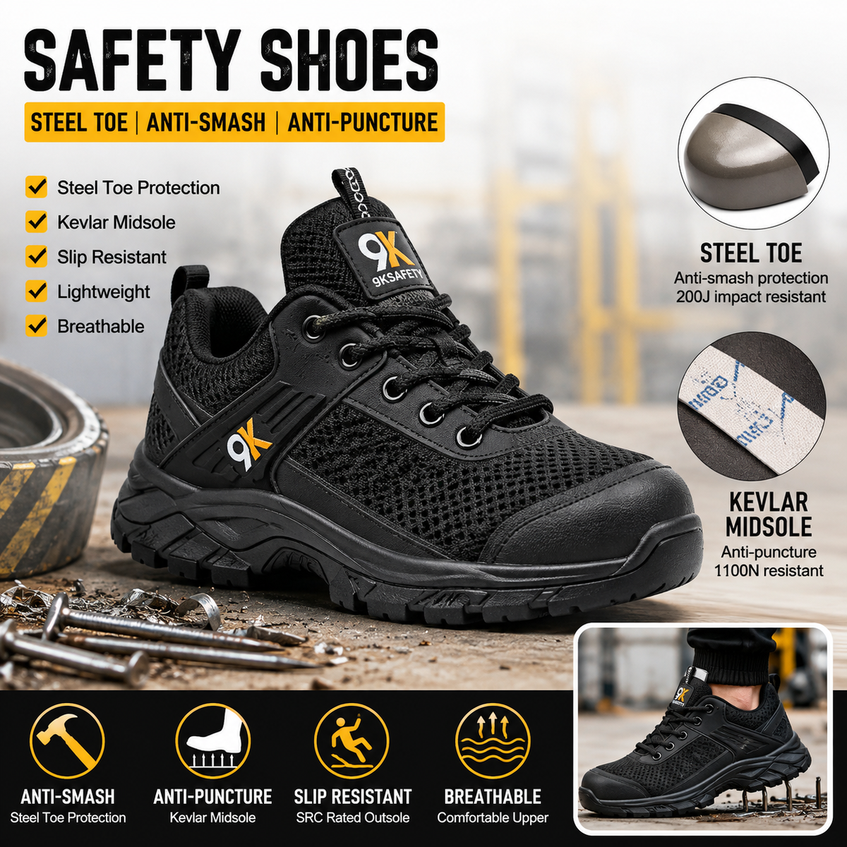Men's Safety Shoes